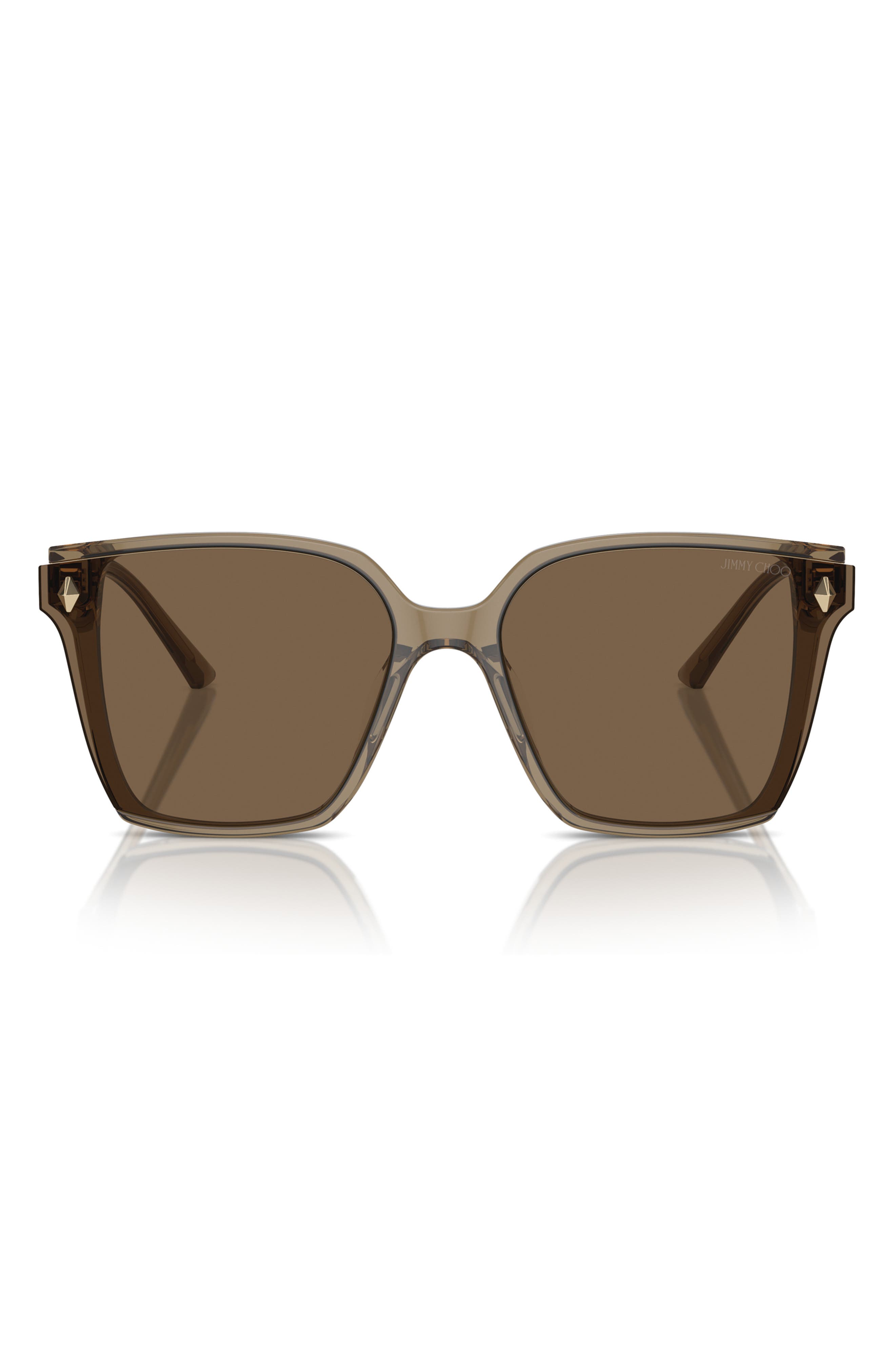 TRANSPARENT BROWN / DARK BROWN