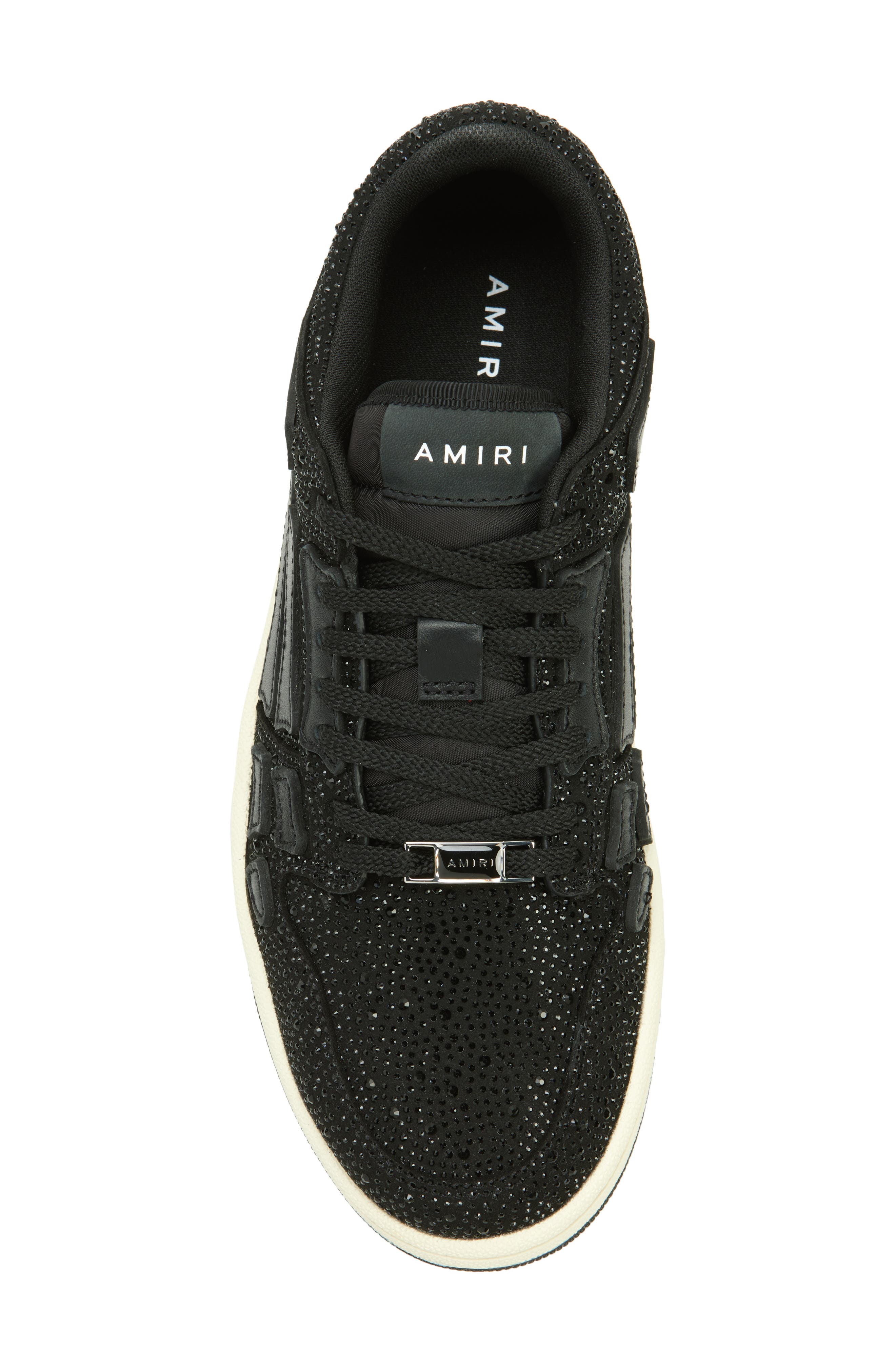 AMIRI Crystal Skeleton Low Top Sneaker, Alternate, color, 