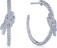 Kwiat Entwine Diamond Hoop Earrings