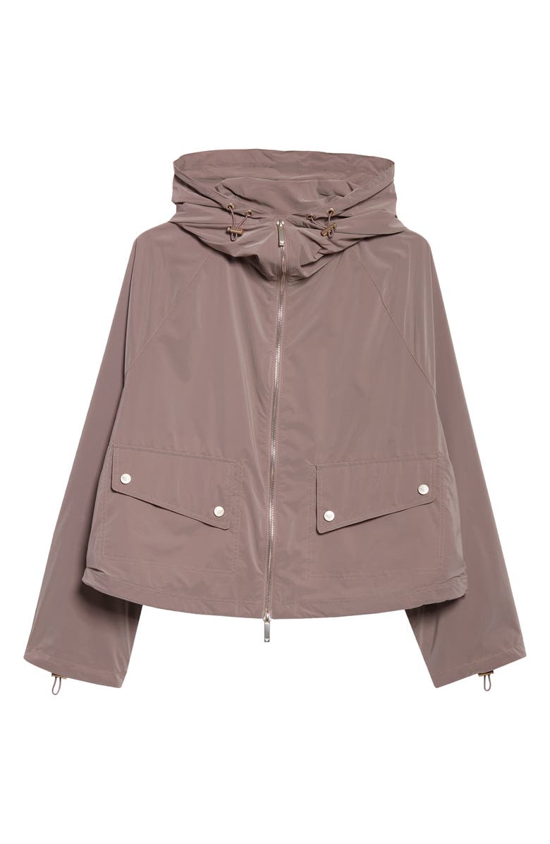 Emporio Armani Hooded Jacket, Main, color, Chocolate