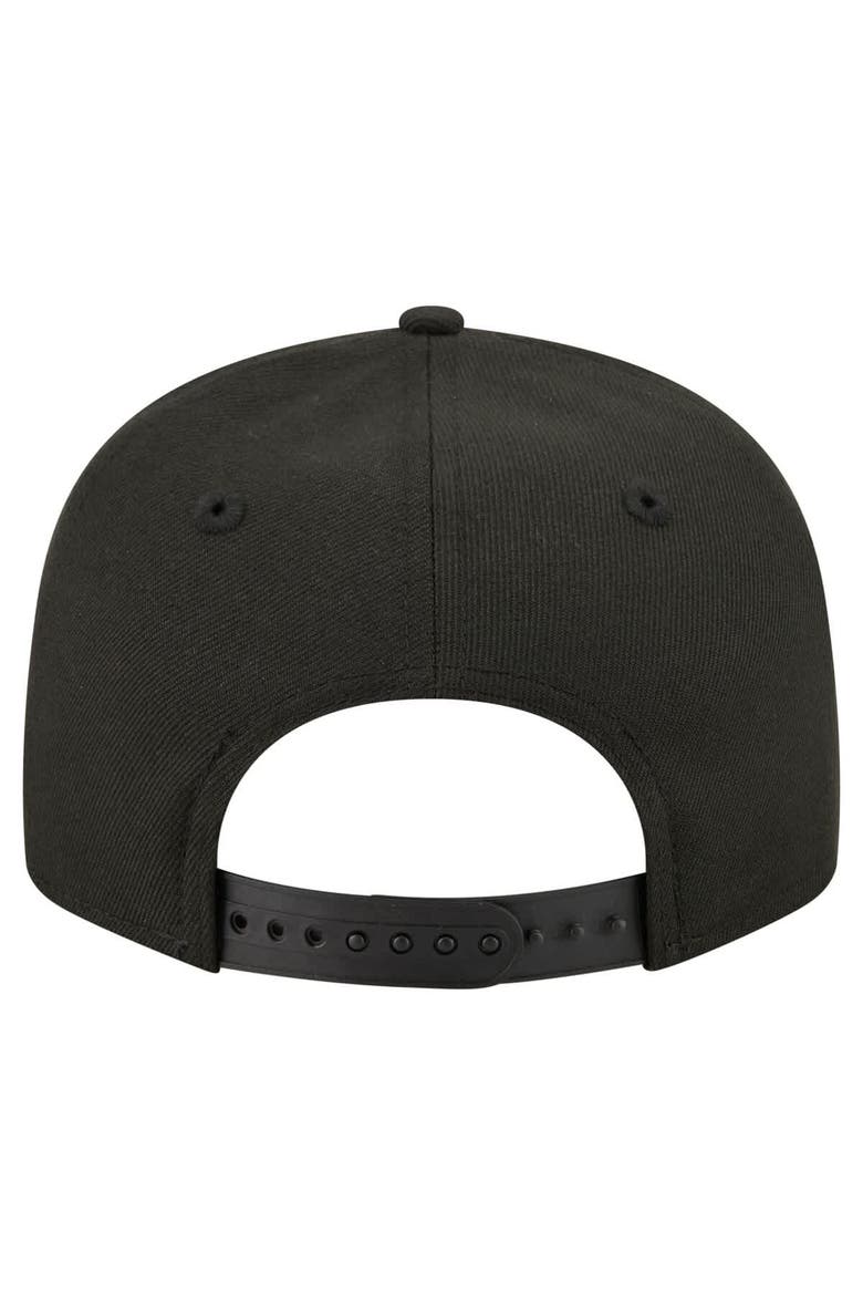 Men's New Era  Black Baltimore Ravens Core Team Script 9FIFTY Snapback Hat, Alternate, color, Black