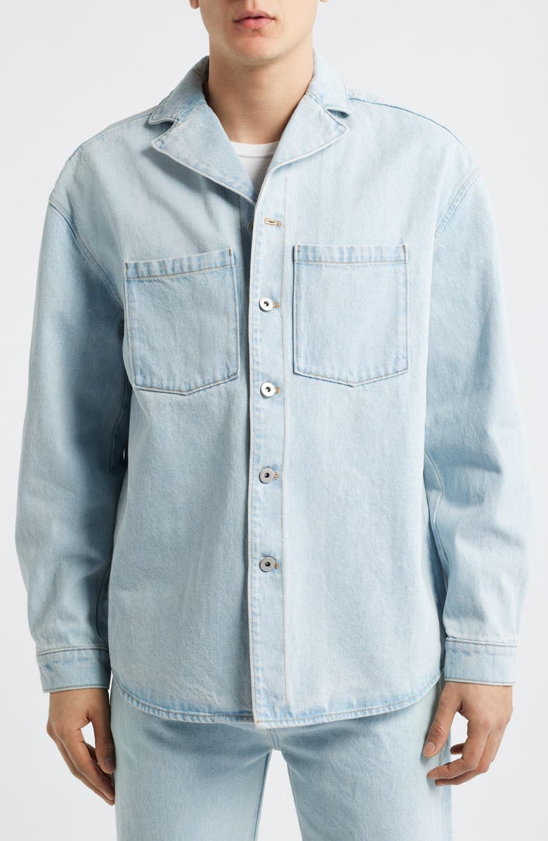 KROST Denim Shirt Jacket, Alternate, color, Light Wash