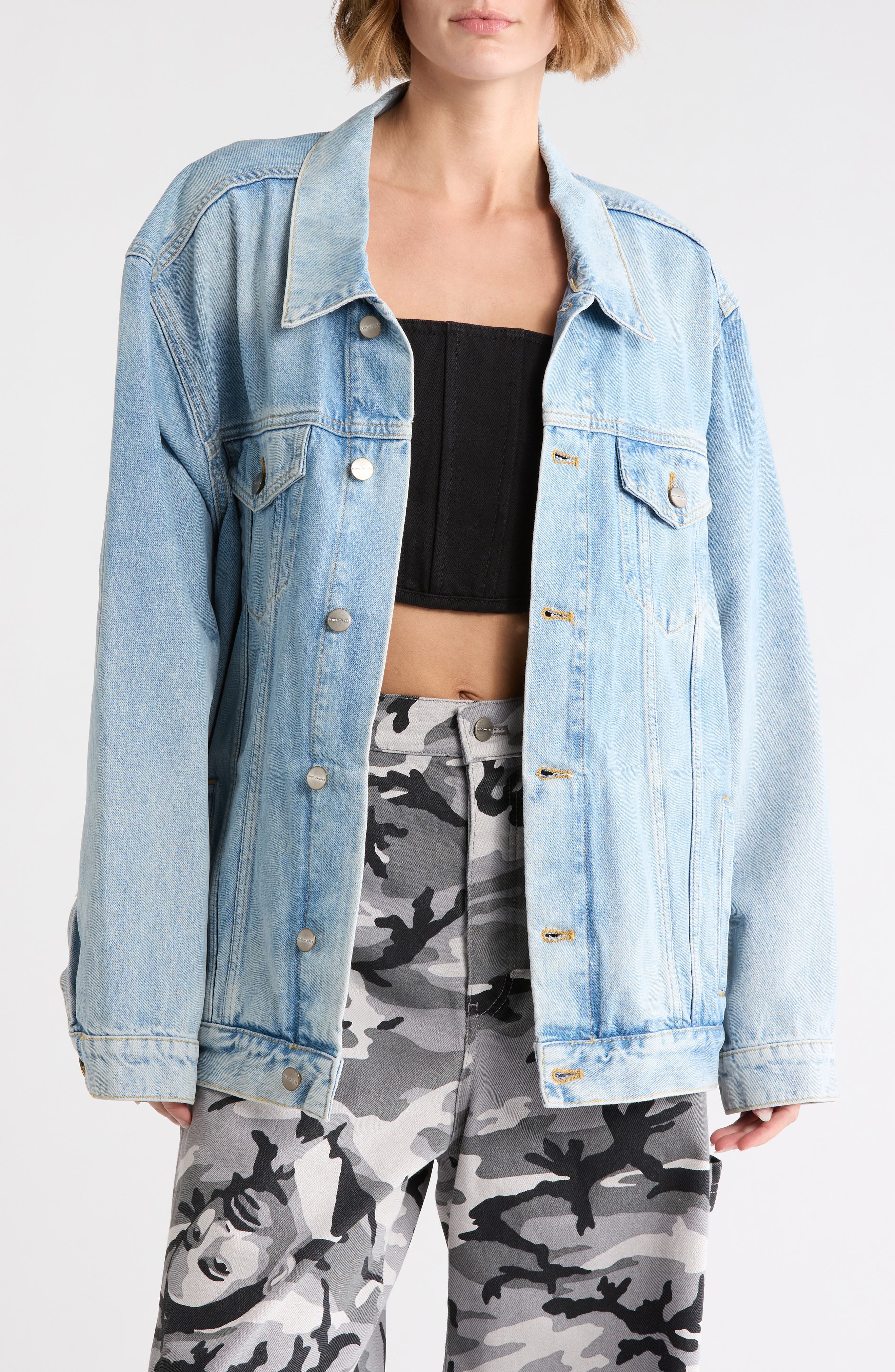 Oversize Denim Trucker Jacket