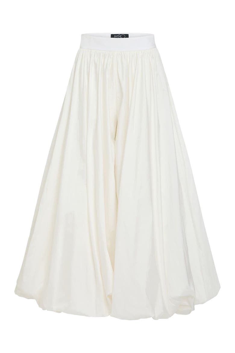 Taffeta Patricia Balloon Pants, Alternate, color, OFF WHITE