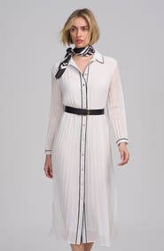 ELLE Collection Woven Pleated Dress