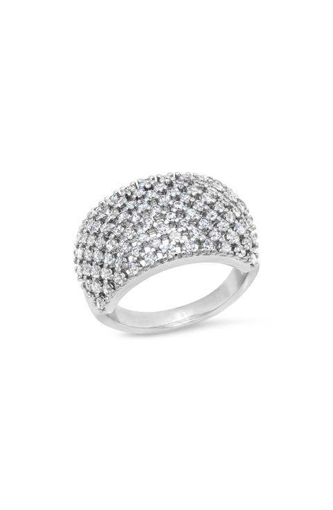 Simulated Diamond Ring