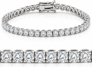 Bliss Diamond 8.00ct Diamond Tennis Bracelet 14k Gold Lab Grown 7"