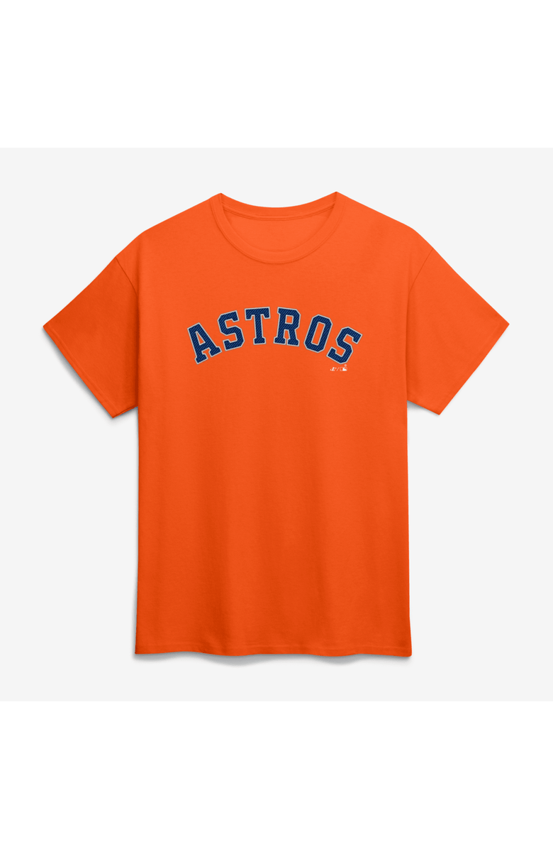Logo Athletic Men's Logo Athletic Orange Houston Astros Wordmark T-Shirt, Main, color, Orange