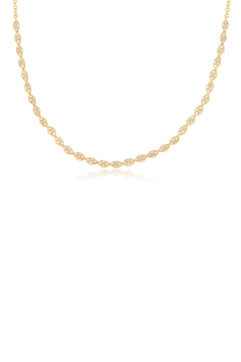 Diamond Eternity Necklace, Main, color, 14K YELLOW GOLD