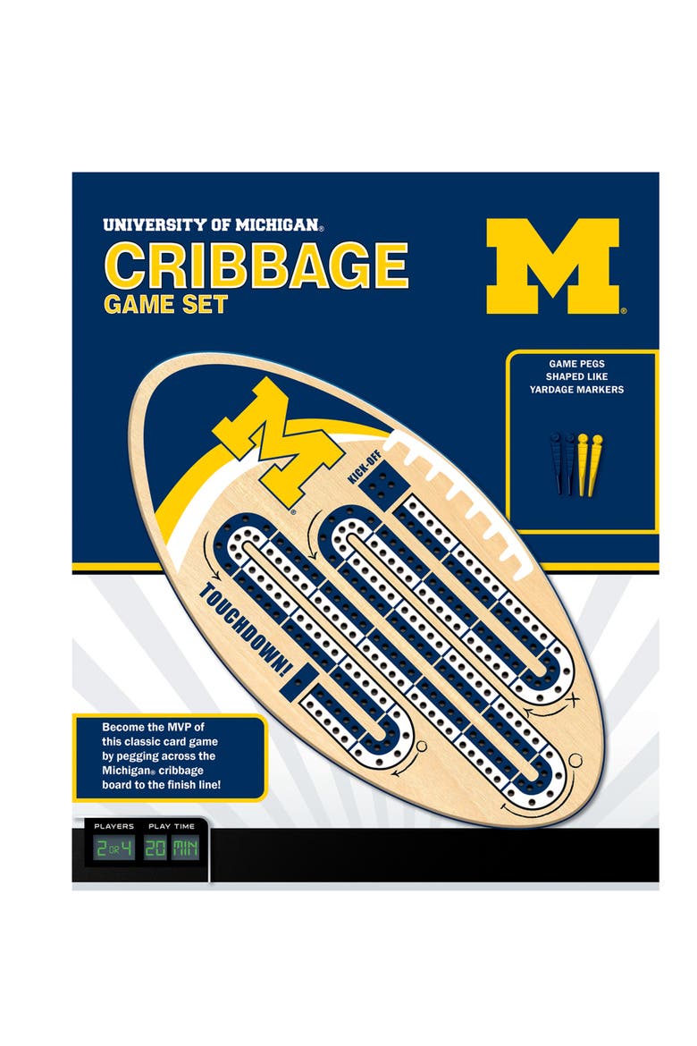 Michigan Wolverines Cribbage, Main, color, Multicolor