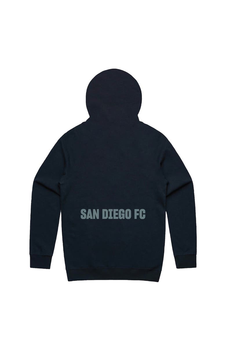 Peace Collective Unisex Peace Collective  Navy San Diego FC Pullover Hoodie, Alternate, color, 