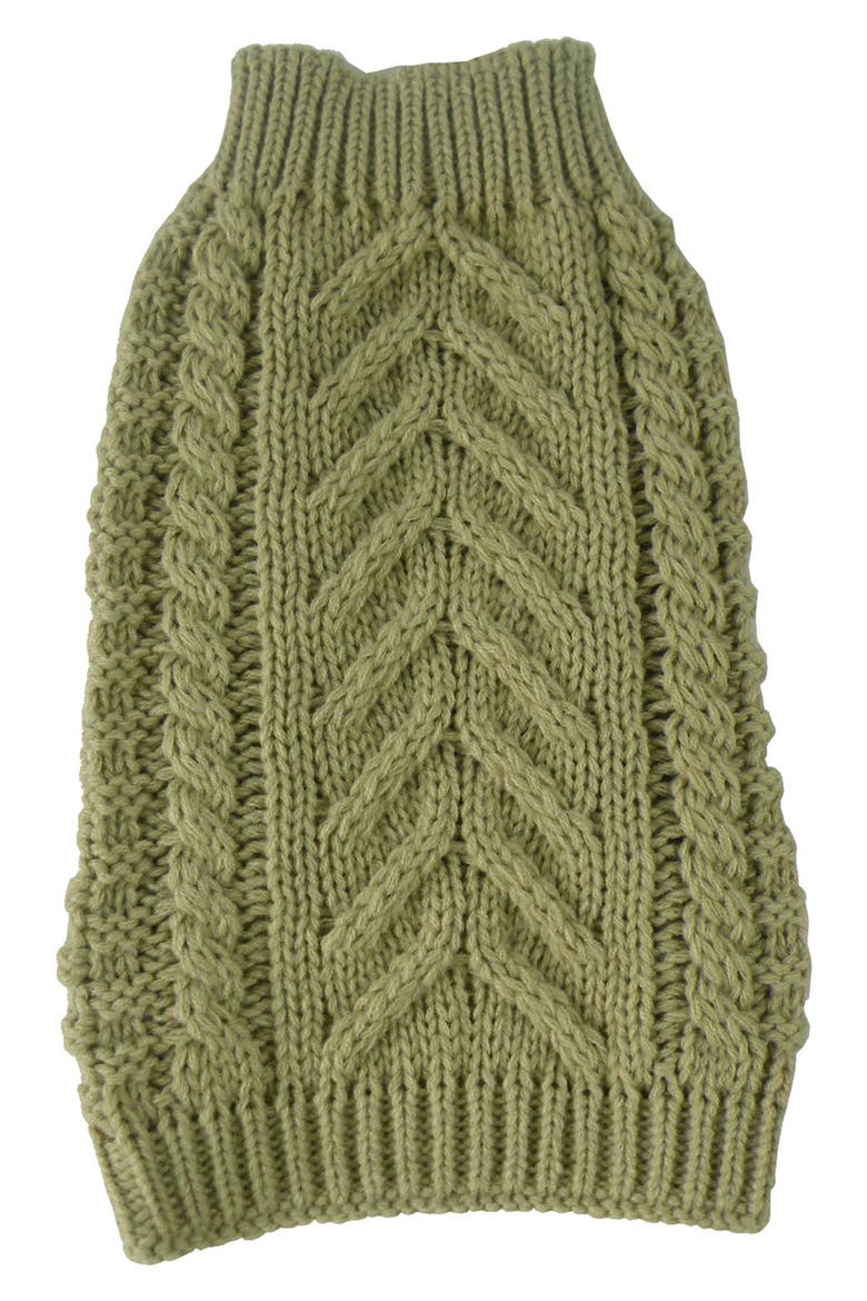 Swivel Swirl Heavy Cable Knit Sweater - X-Small, Main, color, TAN BROWN