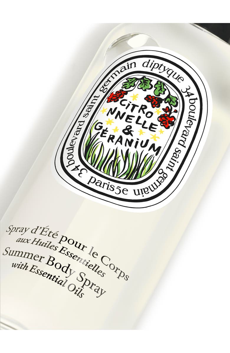 Diptyque Lemongrass & Geranium Body Spray, Alternate, color, 