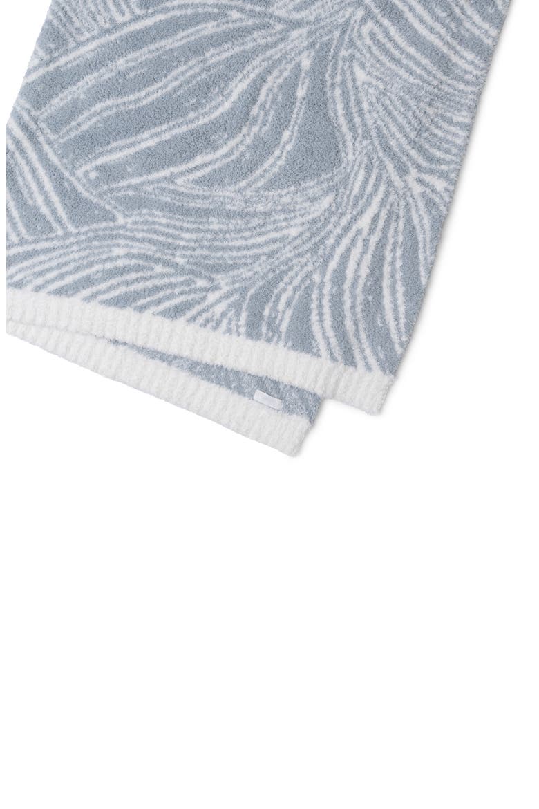 CozyChic® Flowing Petals Throw Blanket, Alternate, color, MOONWATER/ PEARL