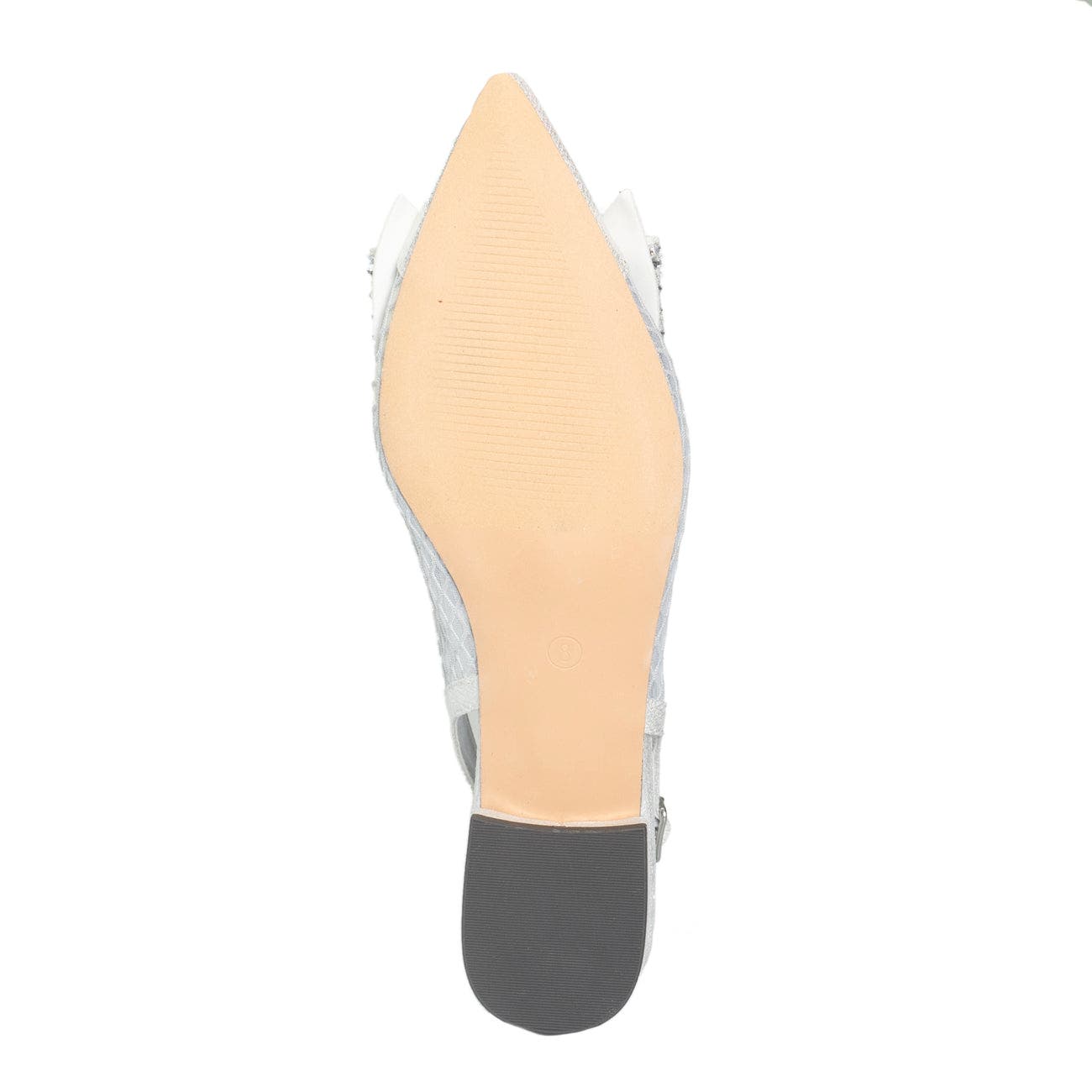 Bow Slip-Ons, Alternate, color, SILVER