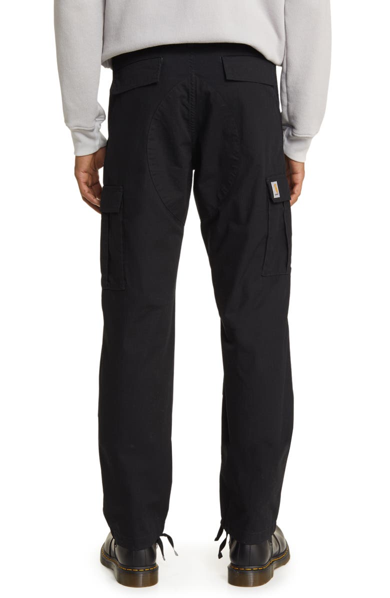 Carhartt Work In Progress Aviation Ripstop Cotton Cargo Pants, Alternate, color, Black