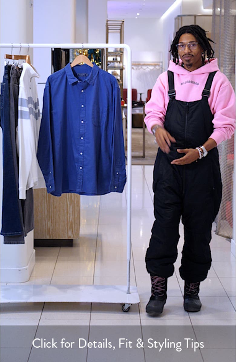 Cisco Solid Island Slub Cotton Button-Up Shirt, sales video thumbnail