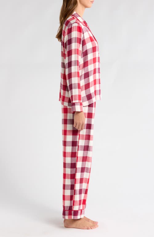 NORDSTROM NORDSTROM COZY COTTON BLEND FLANNEL PAJAMAS