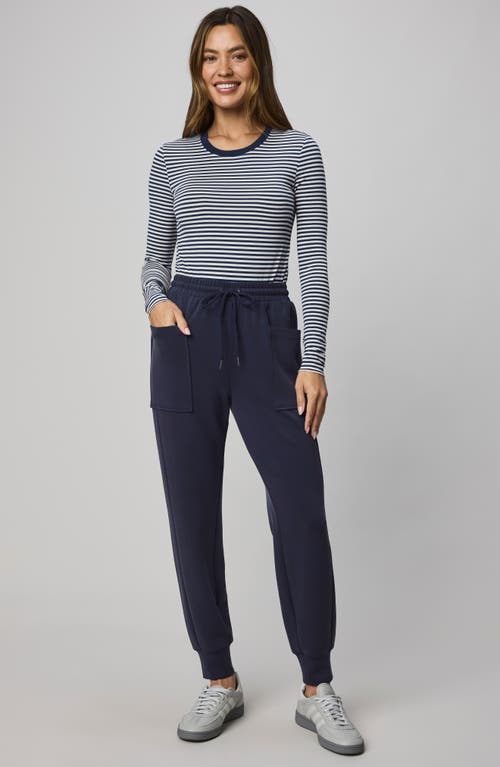 Splendid Scubasoft Drawstring Joggers In Blue