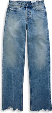 AG Billie High Waist Straight Leg Jeans