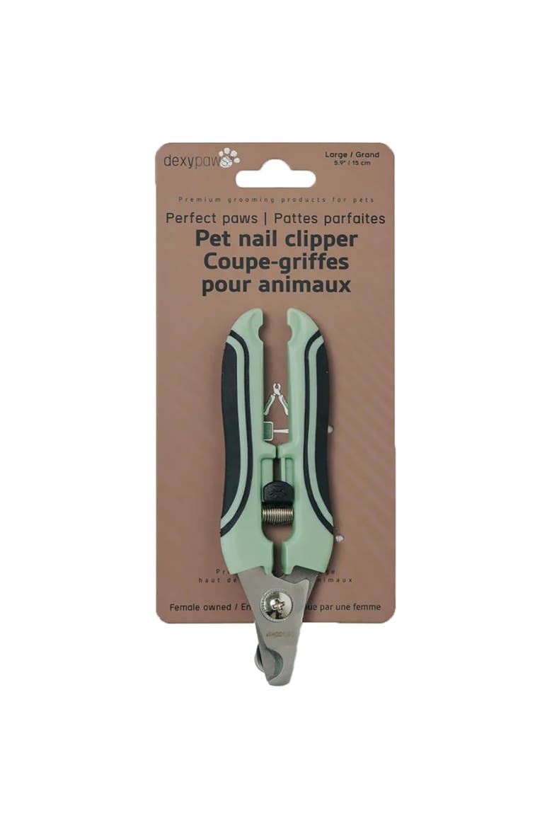 Pet Nail Clipper, Large, Sage Green, Dog & Cat Grooming Tool, Main, color, Green
