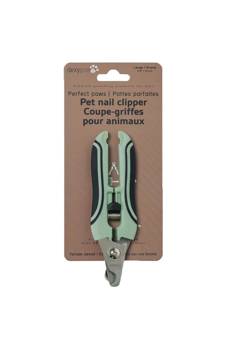Dexypaws Pet Nail Clipper, Large, Sage Green, Dog & Cat Grooming Tool, Main, color, Green
