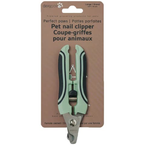 Pet Nail Clipper, Large, Sage Green, Dog & Cat Grooming Tool