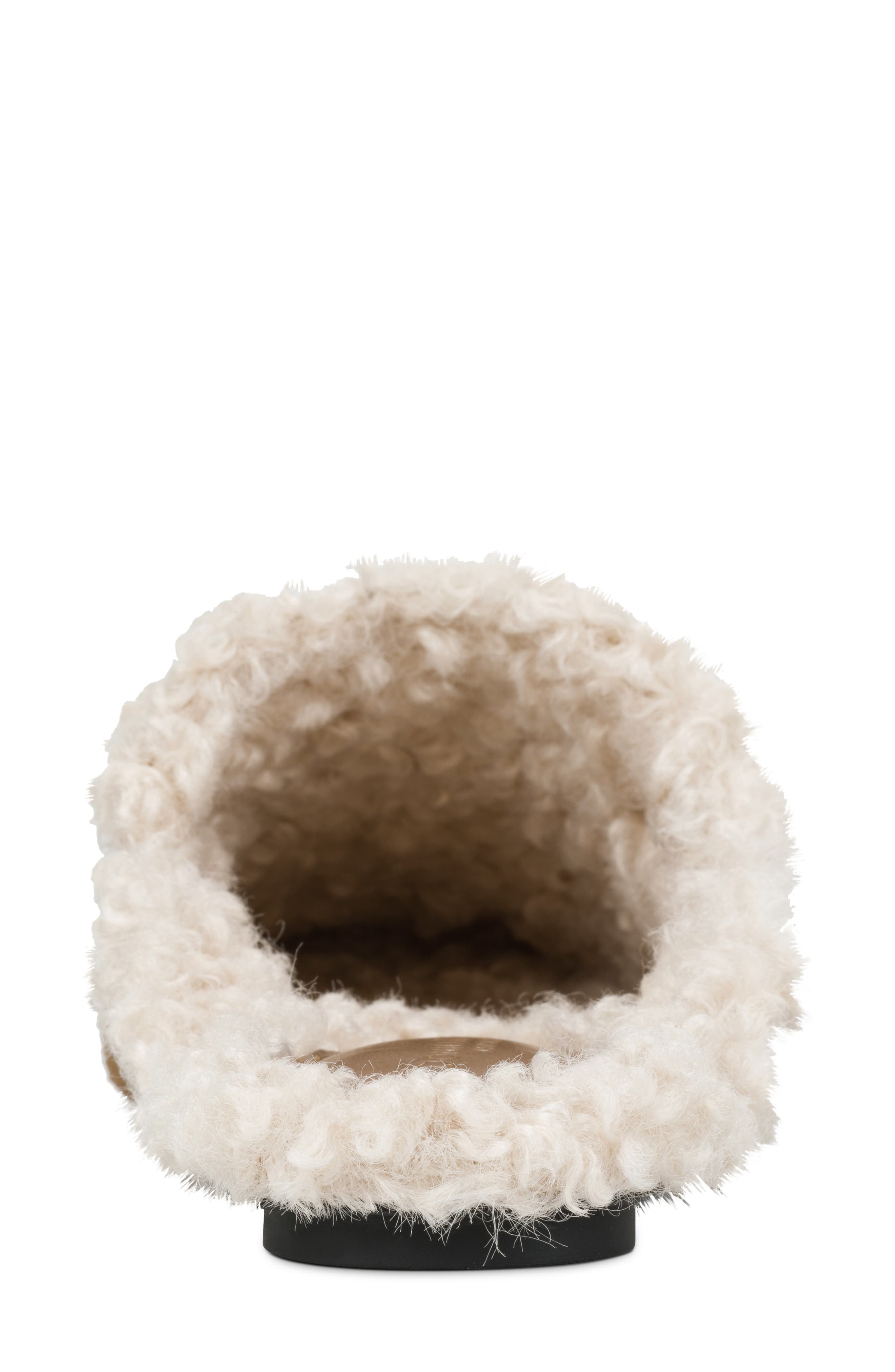 Anastasia Faux Shearling Mule, Alternate, color, CAPPUCINO