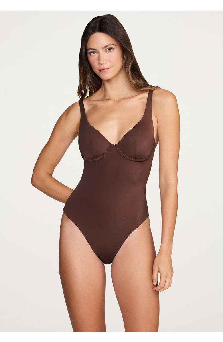 CUUP The Scoop One Piece Swim, Alternate, color, Java