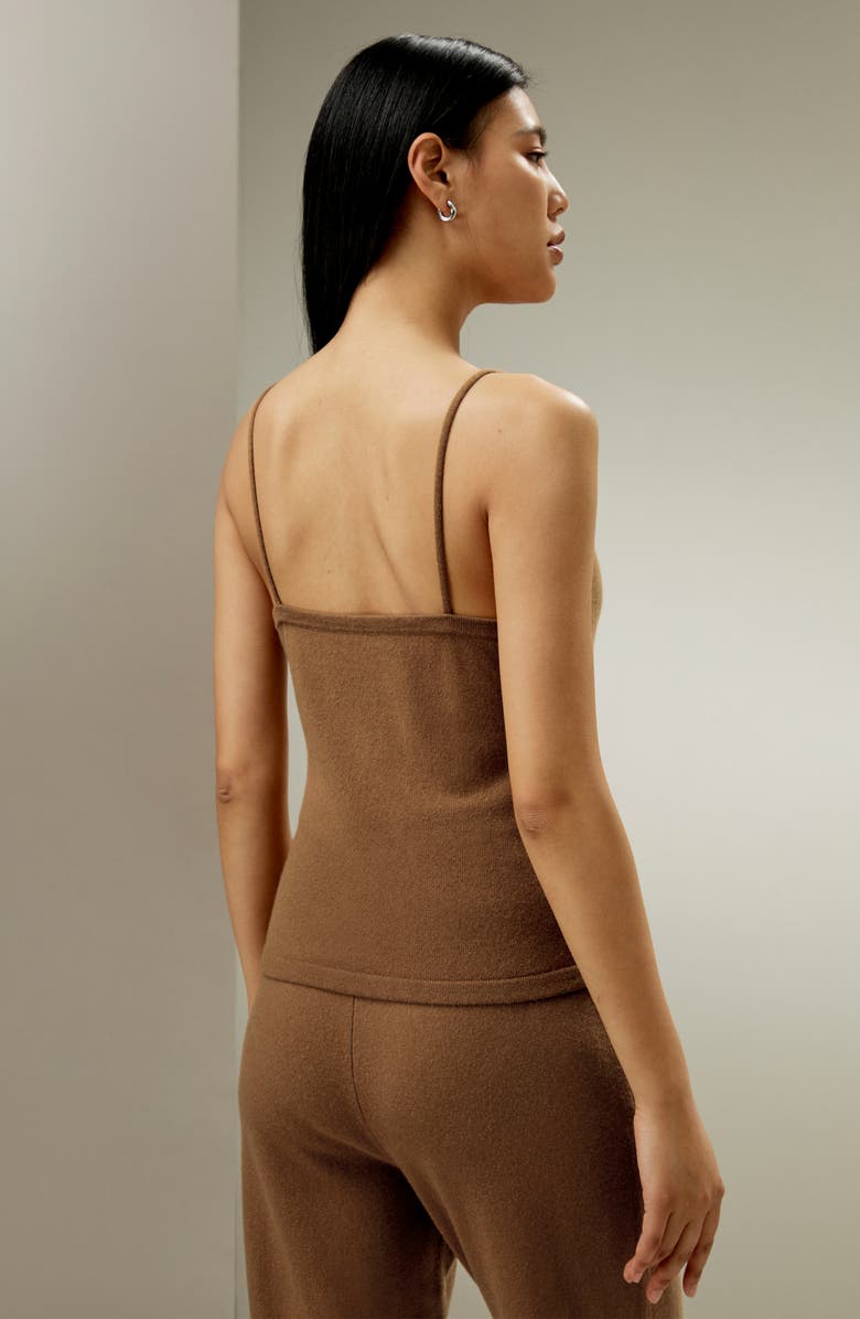 Lilysilk Essential Cashmere Cami Top for Women, Alternate, color, Toffee