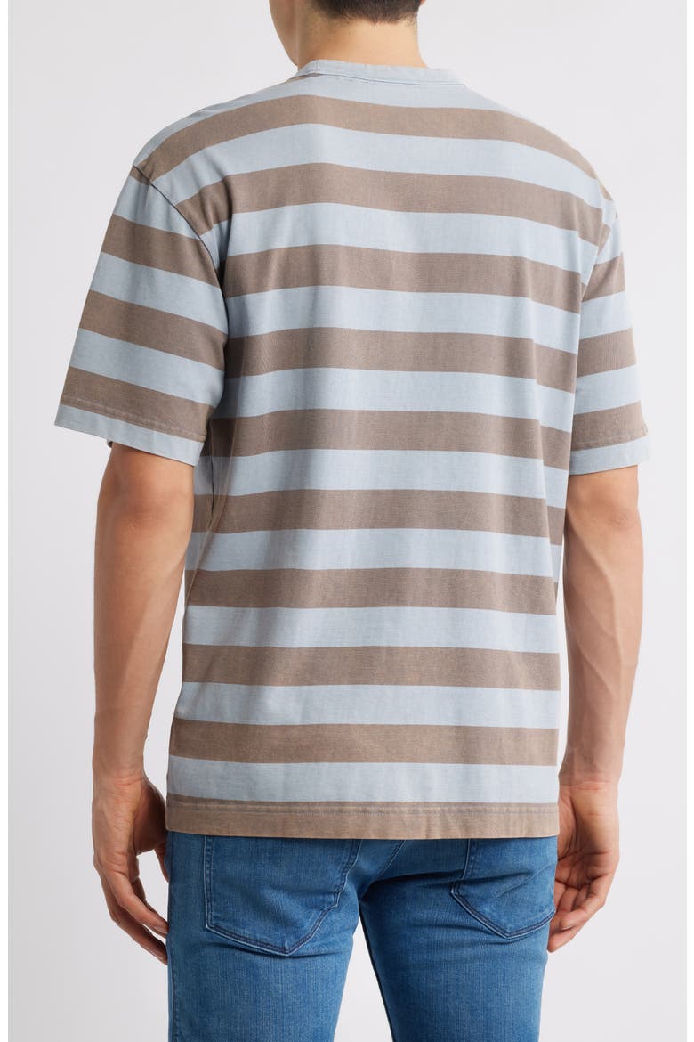Dockoe Stripe Cotton T-Shirt, Alternate, color, OPEN BLUE
