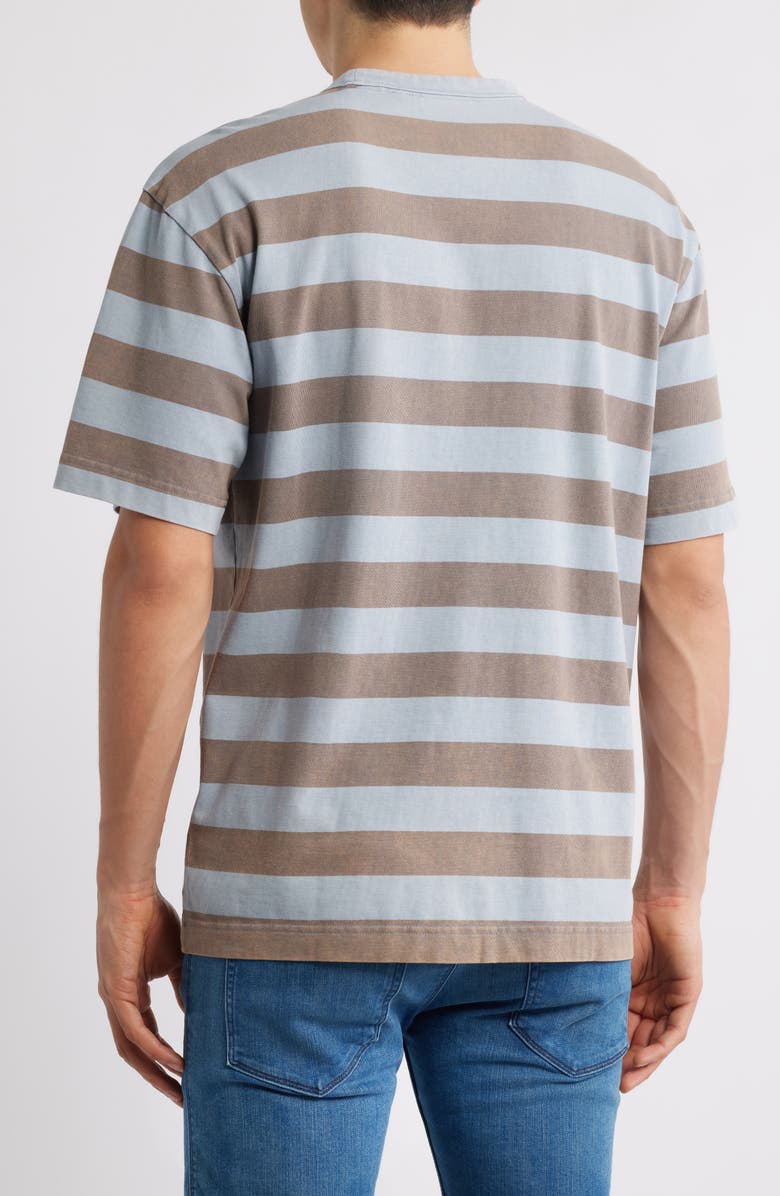 HUGO Dockoe Stripe Cotton T-Shirt, Alternate, color, Open Blue