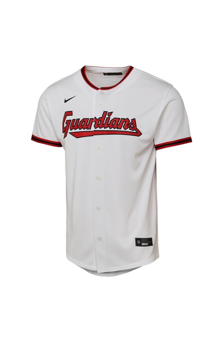 Nike Youth Nike Jose Ramirez White Cleveland Guardians Home Replica Player Jersey, Alternate, color, White