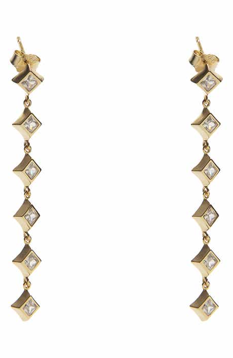 ARGENTO VIVO Linear Cubic Zirconia Drop Earrings