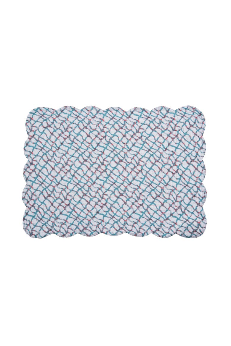 St.Vincent Placemats, Set of 6, Alternate, color, Green
