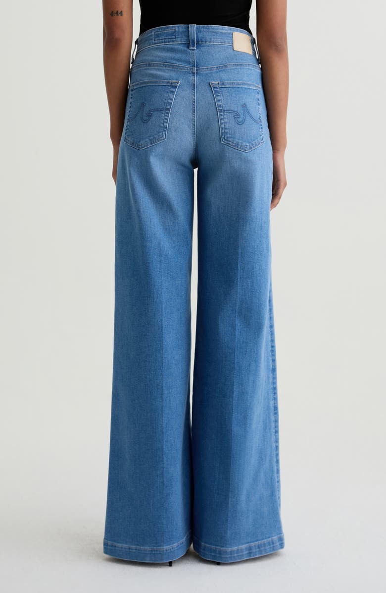 AG Deven High Waist Ultra Wide Leg Jeans, Alternate, color, Minimalist