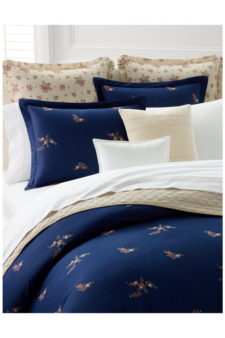 Liliana Duvet Cover & Sham Set, Alternate, color, NAVY MU