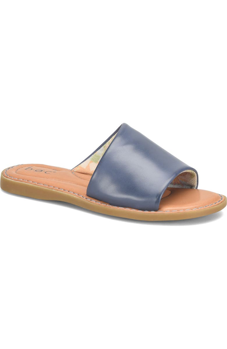 B O C BY BØRN Keely Slide Sandal, Main, color, Navy