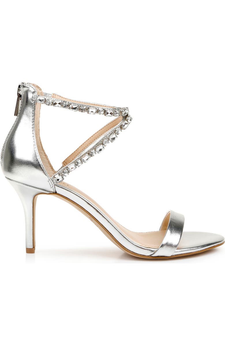 Jewel Badgley Mischka Celine Embellished Sandal, Alternate, color,