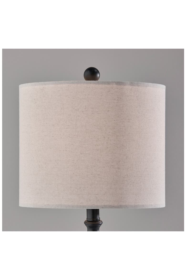 Julius Set of 2 Table Lamps, Alternate, color, BLACK