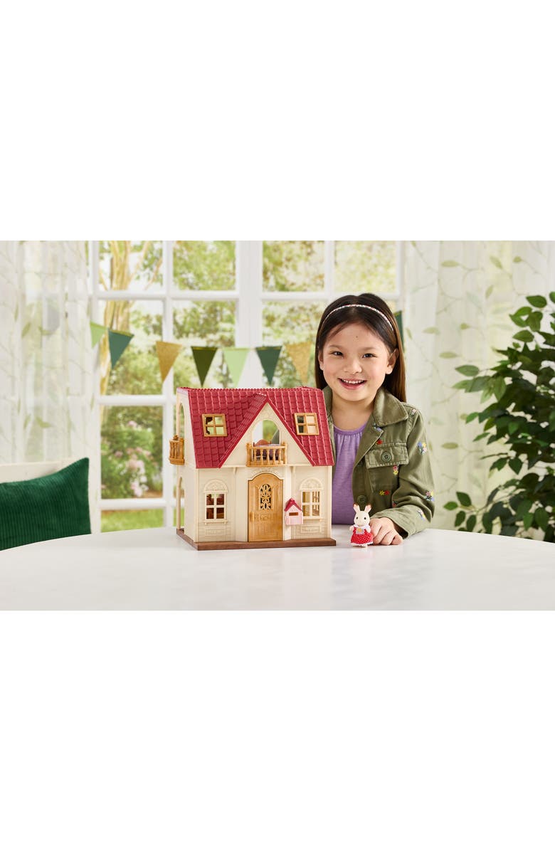Calico Critters Red Roof Cozy Cottage, Alternate, color, Multi
