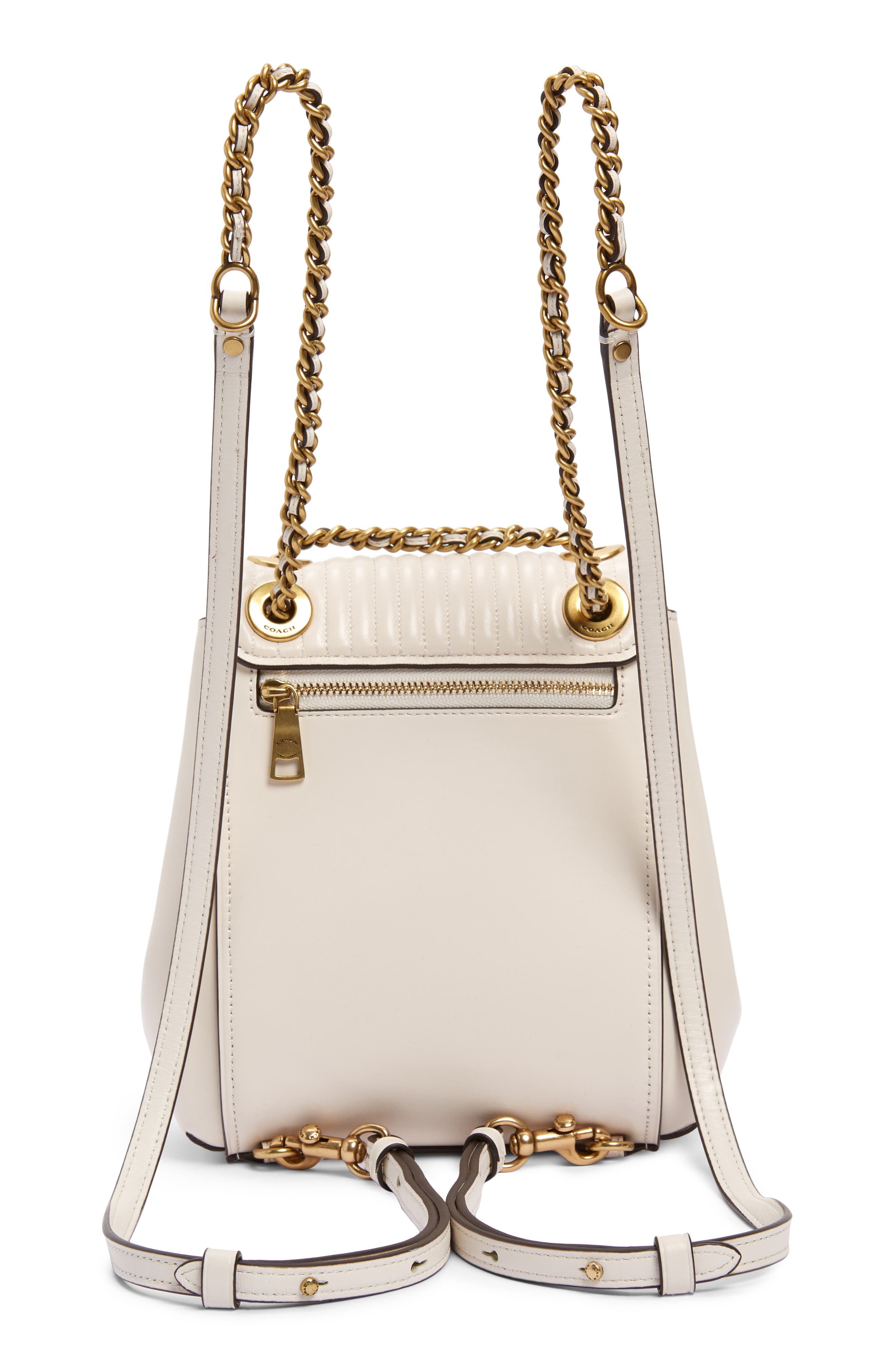 COACH Parker 16 Quilted Leather Backpack, Alternate, color, 