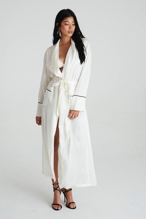 Silk Charna Long Length Bridal Robe