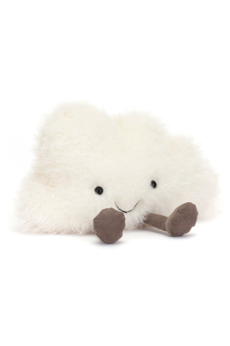 Amuseables Cloud Medium Plush Toy, Main, color, WHITE