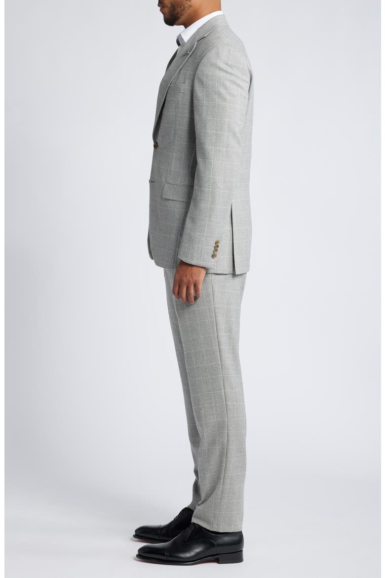 Mason Plaid Wool Suit, Alternate, color, LIGHT GREY