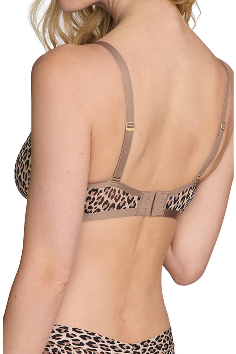 The Balconette Mesh Underwire Bra, Alternate, color, LEOPARD