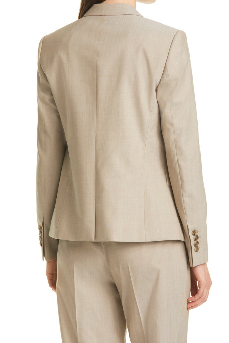 Jeniver Virgin Wool Blazer, Alternate, color, MEDIUM BEIGE