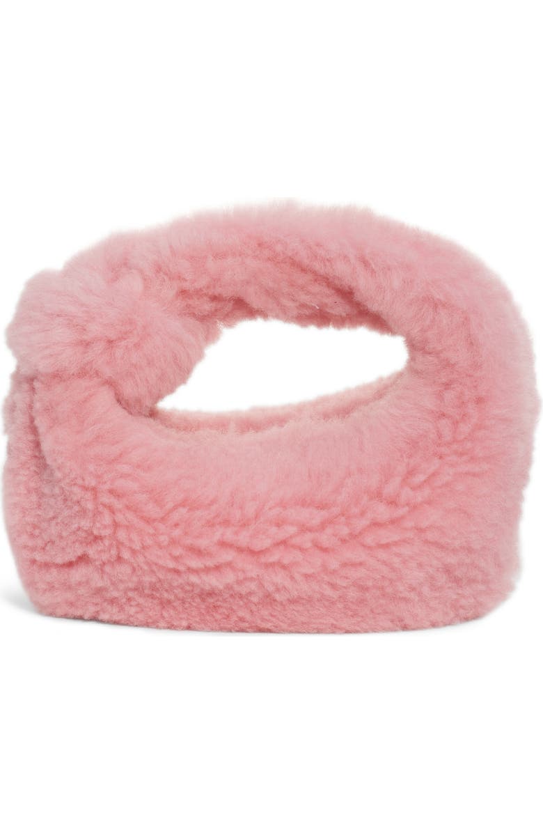 Bottega Veneta Mini Jodie Genuine Shearling Hobo, Alternate, color,