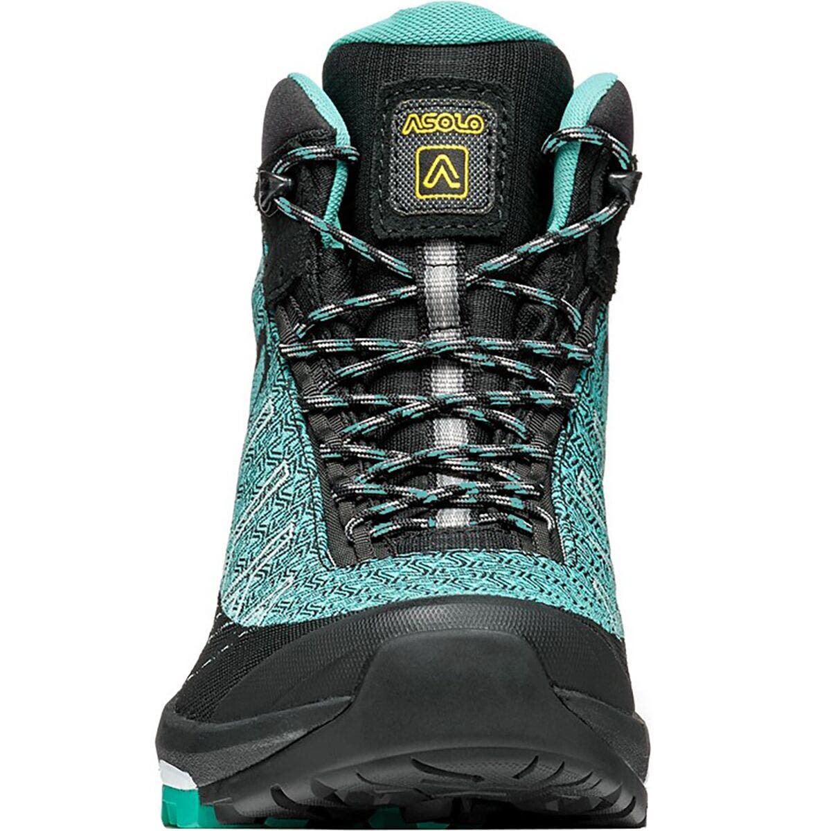 Asolo Falcon Evo Jaquard Gv Hiking Boot - Women's, Alternate, color, Black/Aqua Green