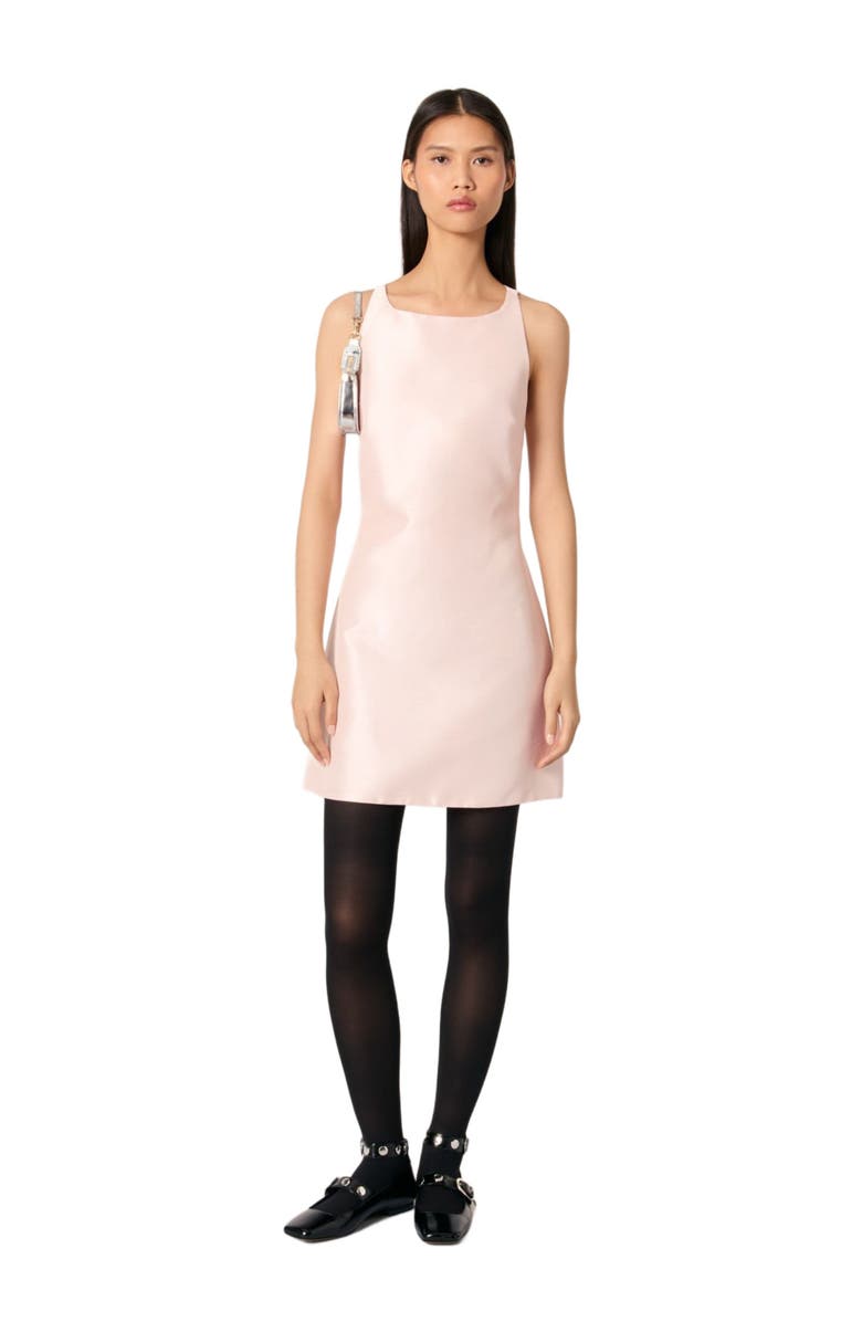 maje Backless dress, Alternate, color, 